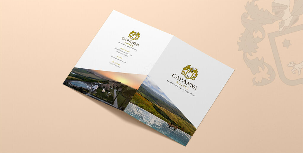 brochure per agriturismo montalcino
