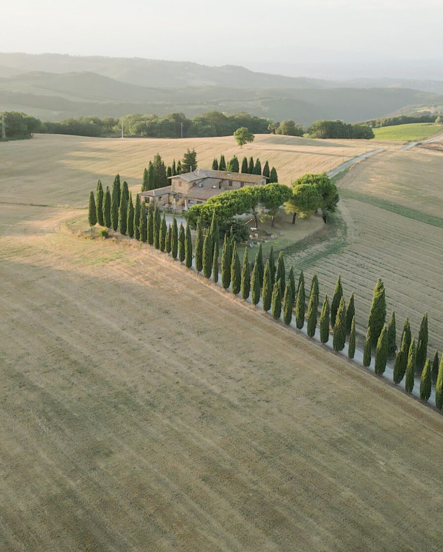 Servizio fotografico con drone siena