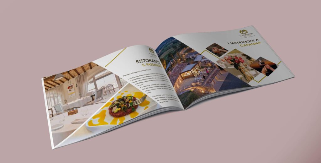 pieghevole per agriturismo di lusso montalcino